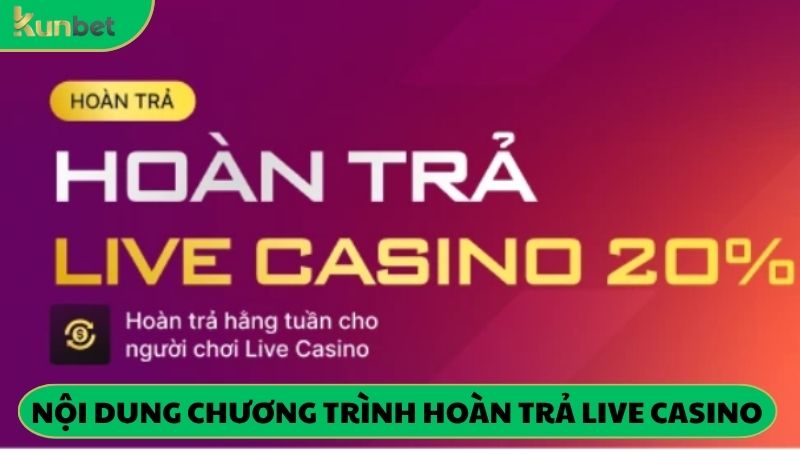 Người chơi có thể nhận mức hoàn cược lên đến 20% khi đạt doanh thu